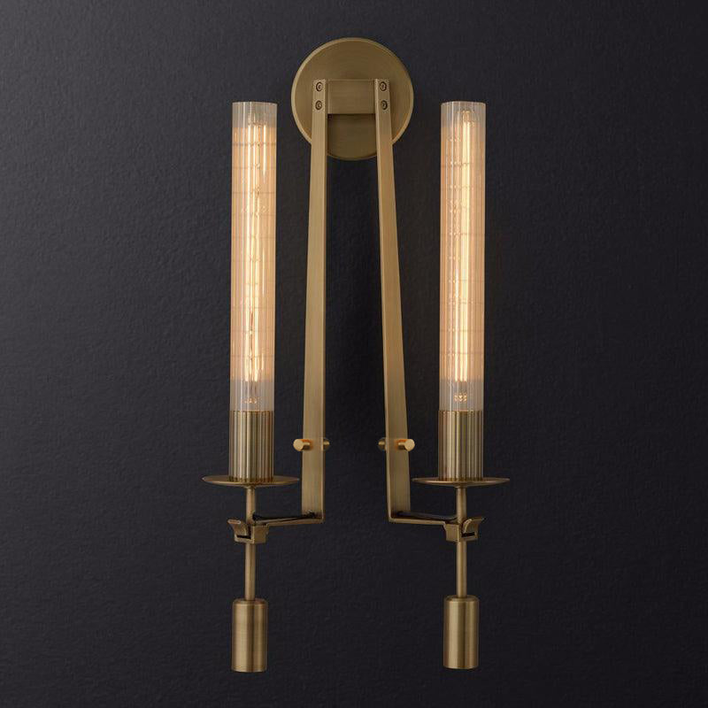 Cigunuk Indoor Wall Lamp Glass Farmhouse