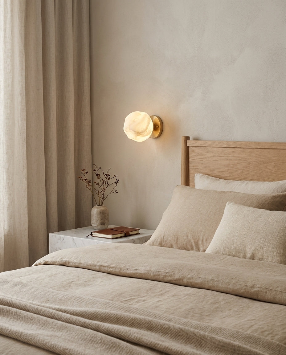 Norstone Alabaster Wall Sconce