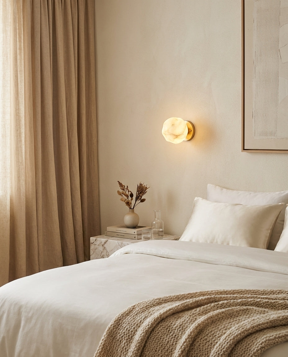 Norstone Alabaster Wall Sconce