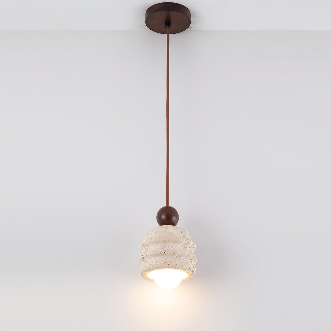 Tavinenne Travertine Ripple Pendant Light