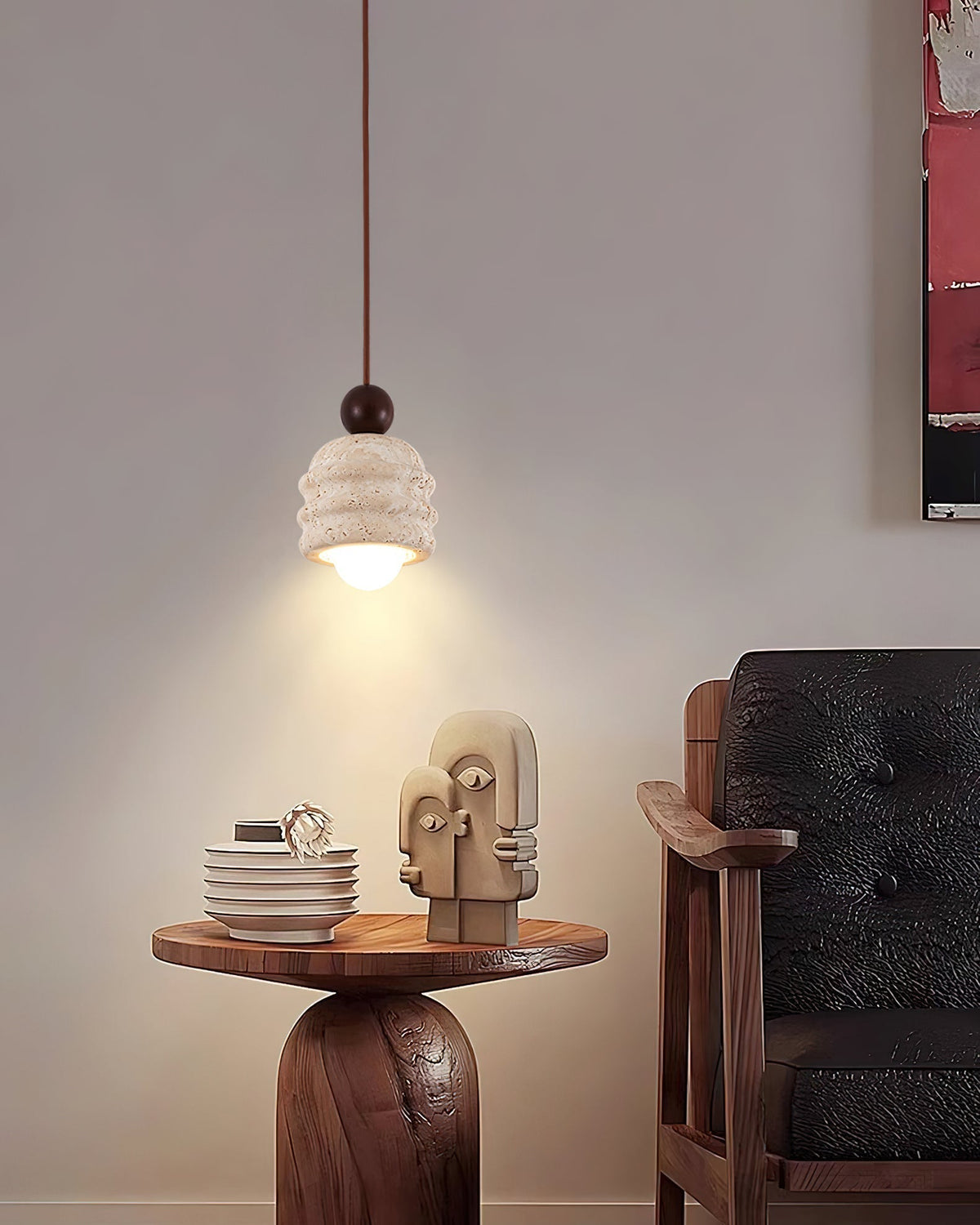Tavinenne Travertine Ripple Pendant Light