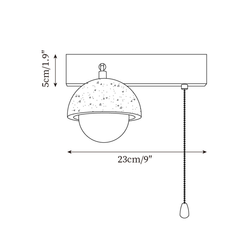 Valenelle Travertine Wall Lamp