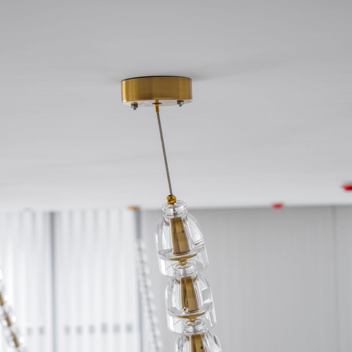Nexus Gold  Crystal Chandelier