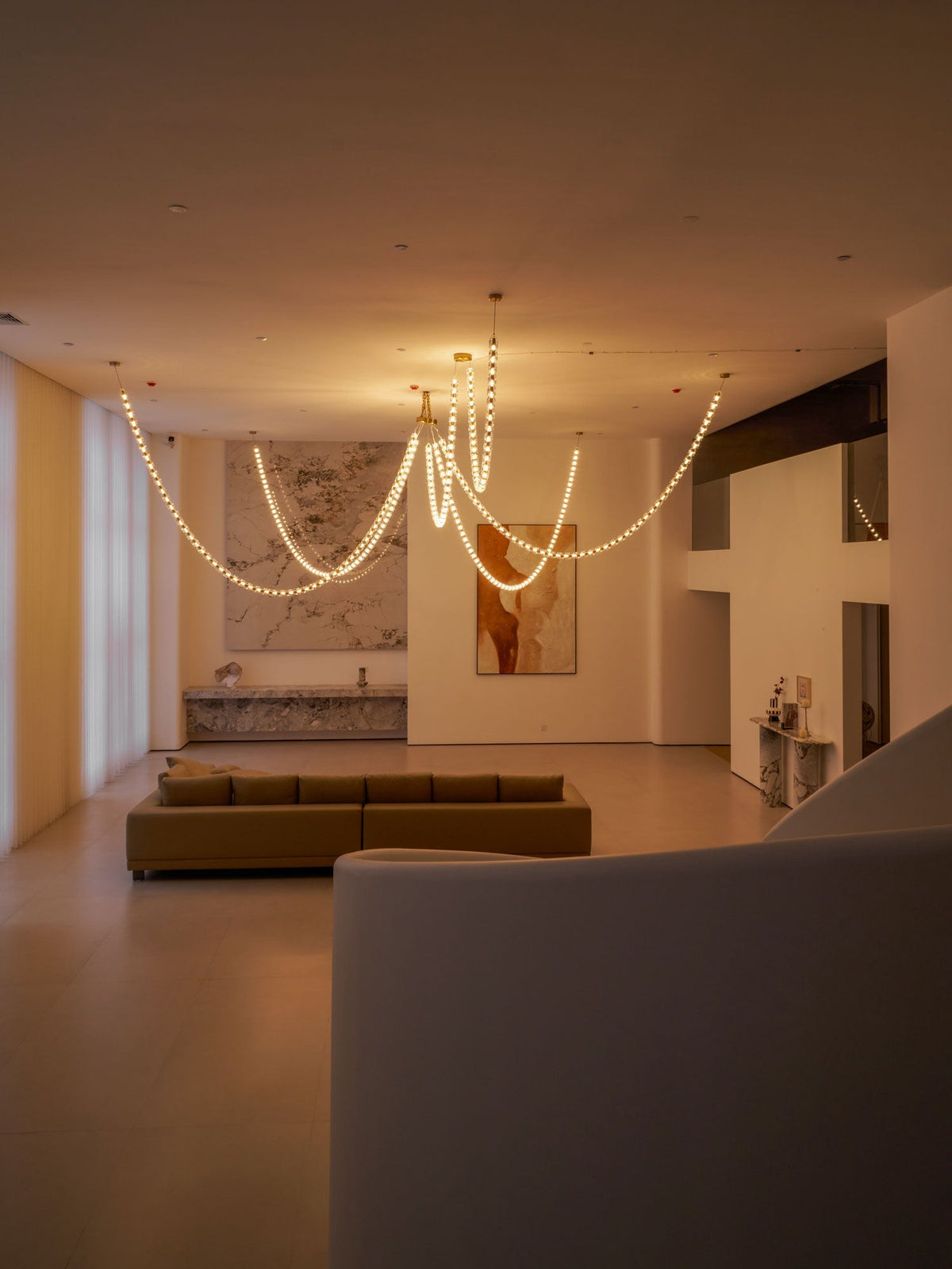 Nexus Gold  Crystal Chandelier