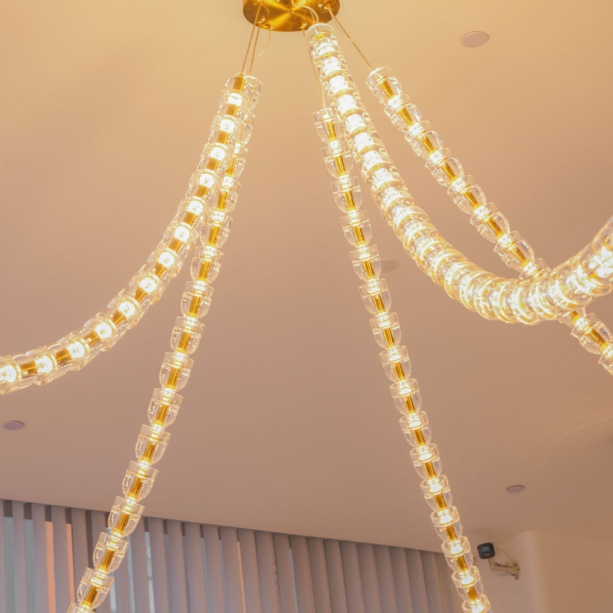 Nexus Gold  Crystal Chandelier