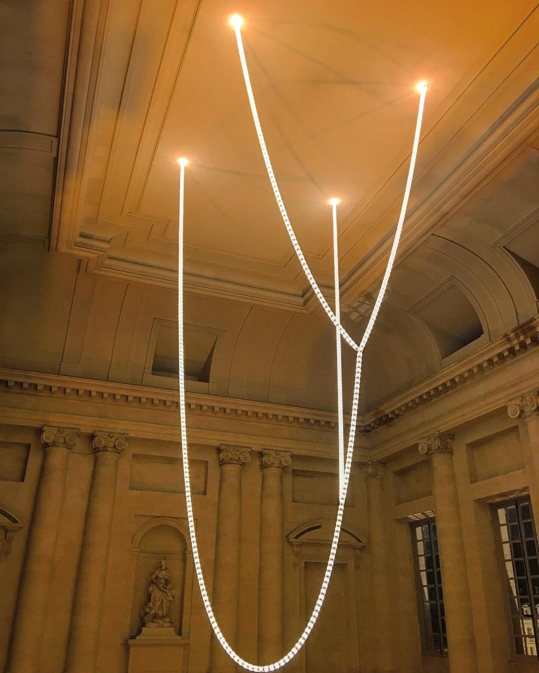 Elyisaine Chandelier Crystal Gold LED 3-Line