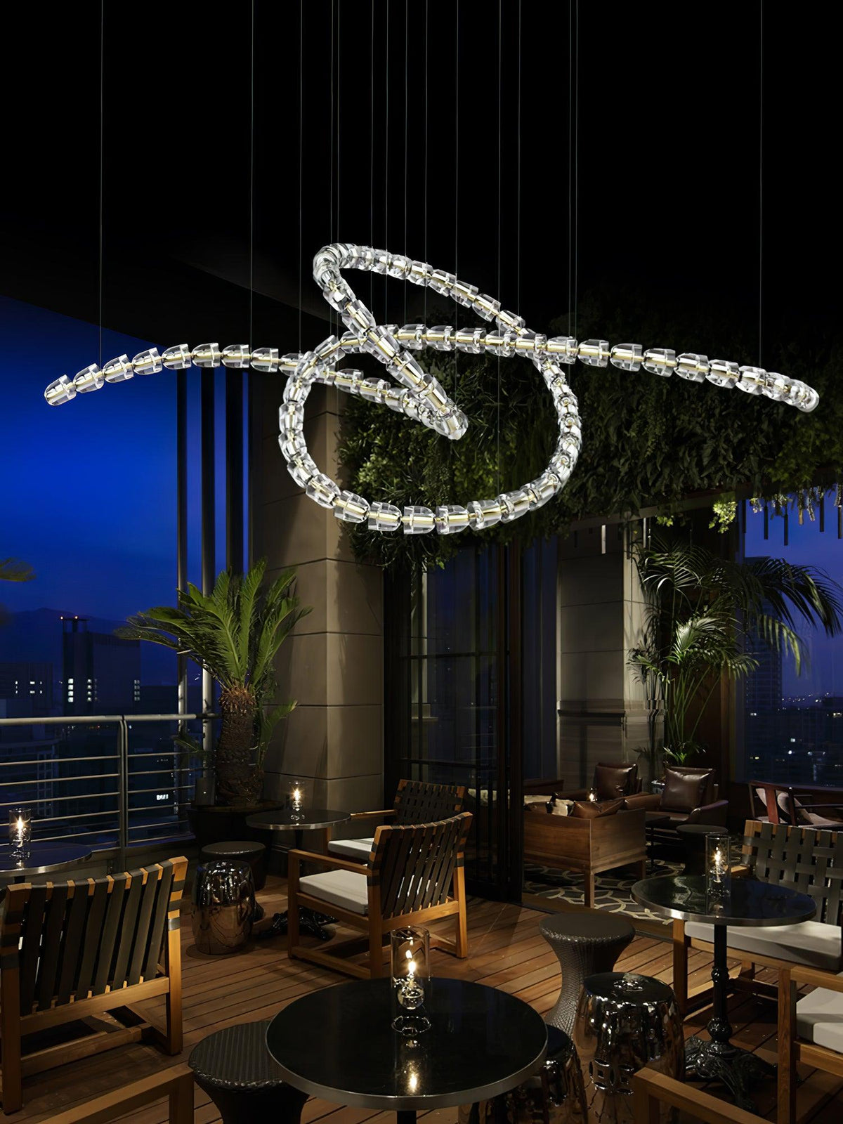 Zevenila Modern Acrylic Chandelier