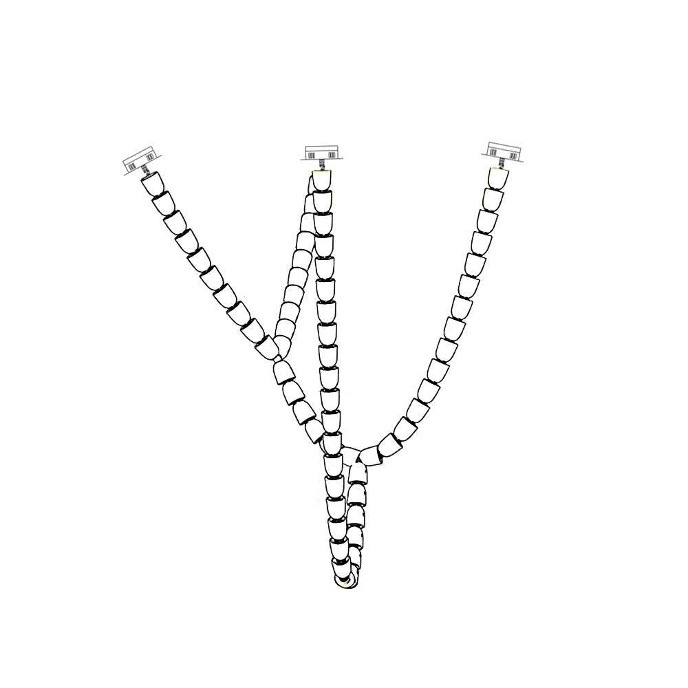 Nexus  Chrome   Crystal Chandelier