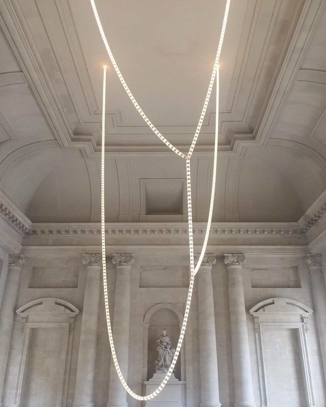 Elyisaine Chandelier Crystal Gold LED 3-Line