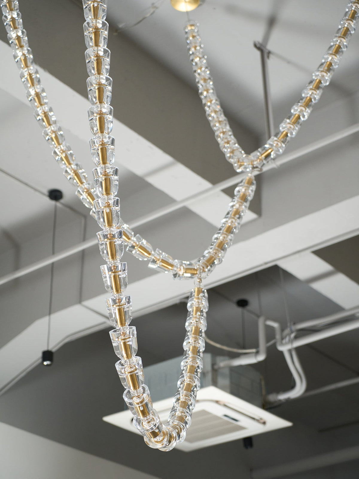 Nexus Gold  Crystal Chandelier
