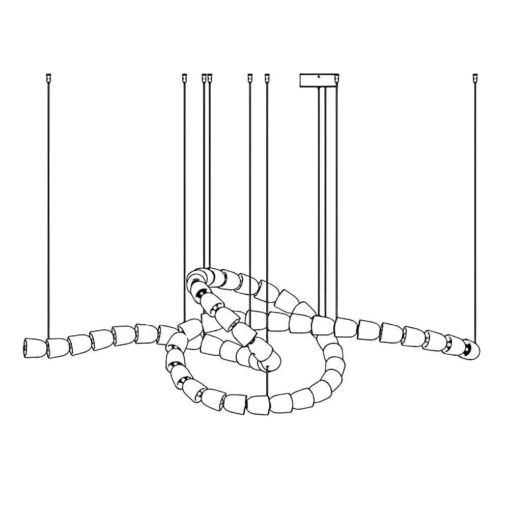 Zemirisra Modern Acrylic Chandelier