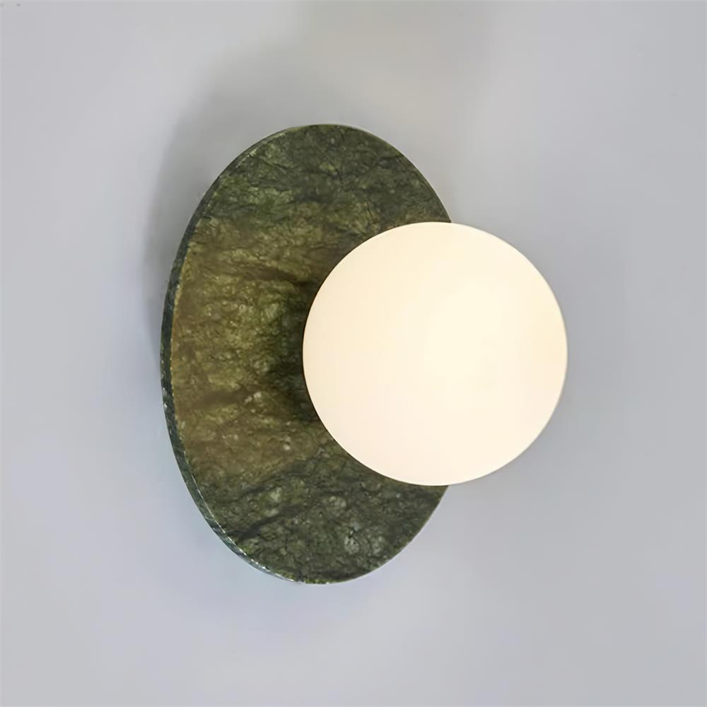 Teredad Minimalist Globe Marble Wall Lamp