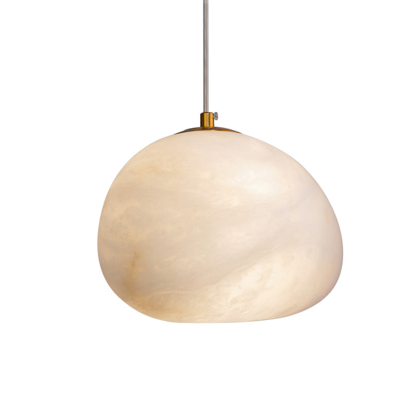 Ralen Pendant Lamp Alabaster Brass Sophistication