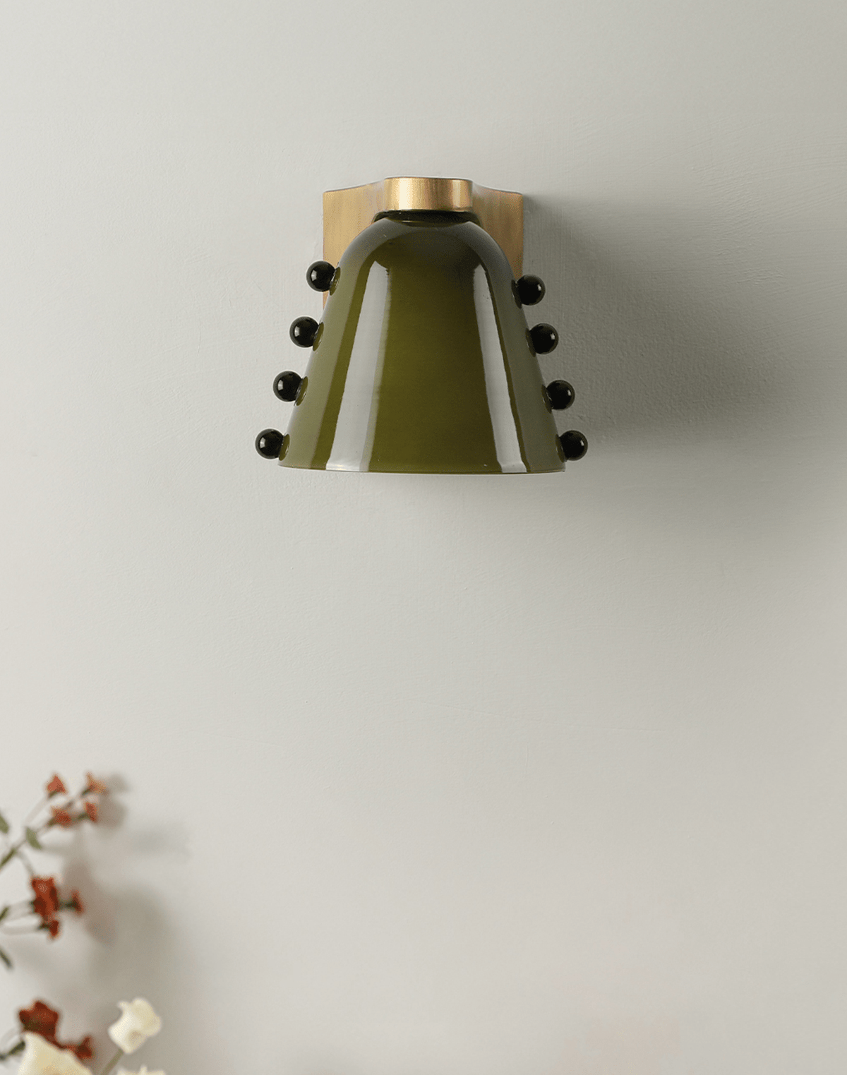 Jude Art Deco Glass Wall Lamp