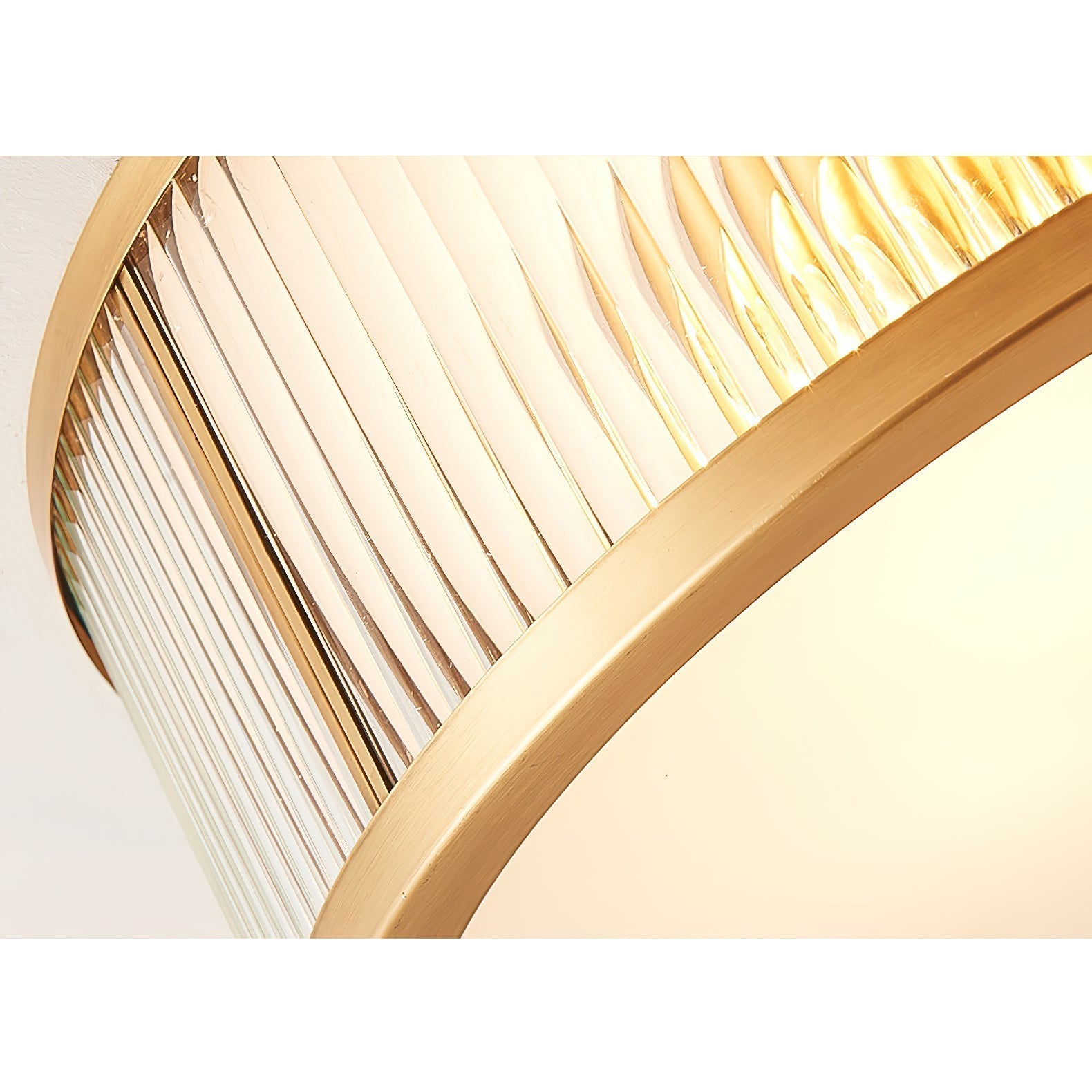 Avvynila Brass Glass CeIling Lamp
