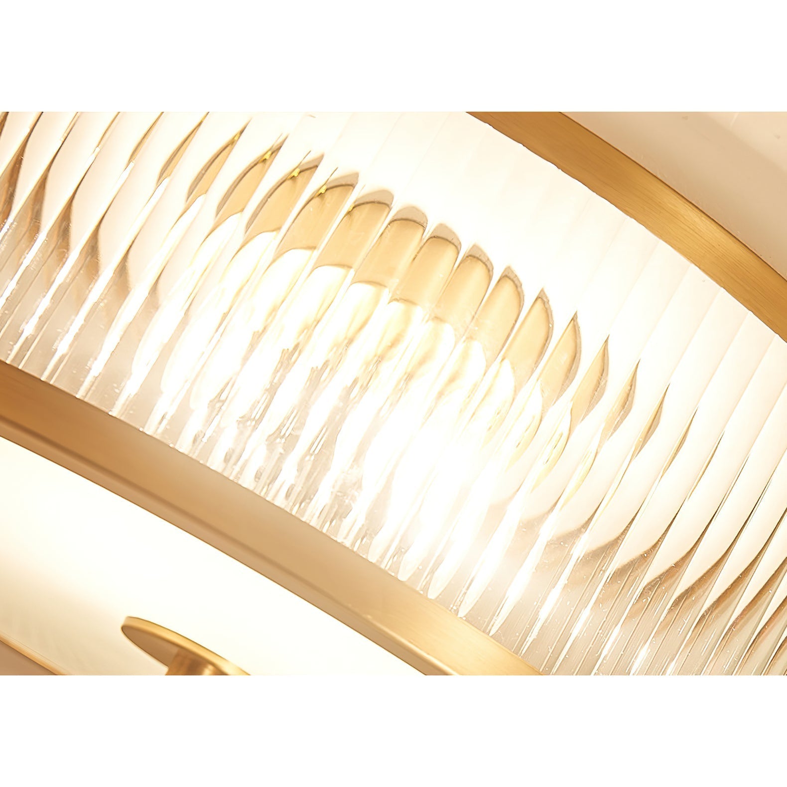 Avvynila Brass Glass CeIling Lamp