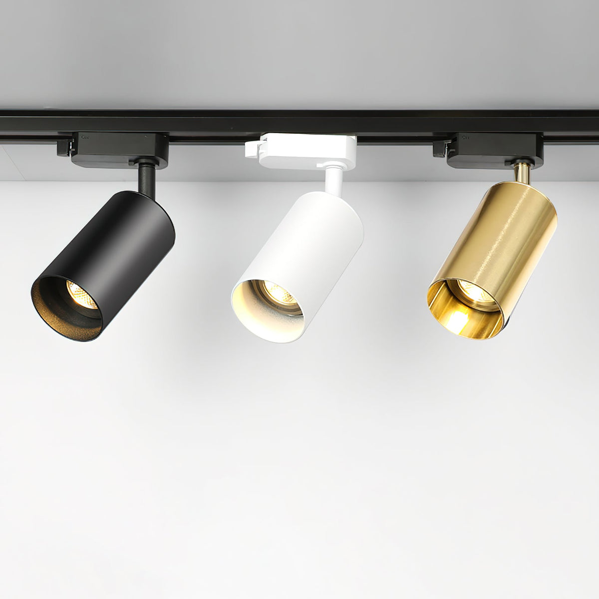 Bera Track Light Gilded Cylindrical for Living Room