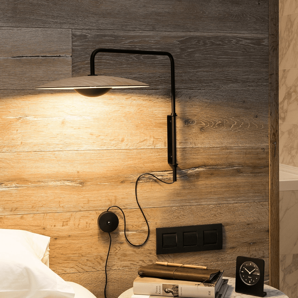 Abnormal Classic Modern Minimalist Plug-In Wall Lamp