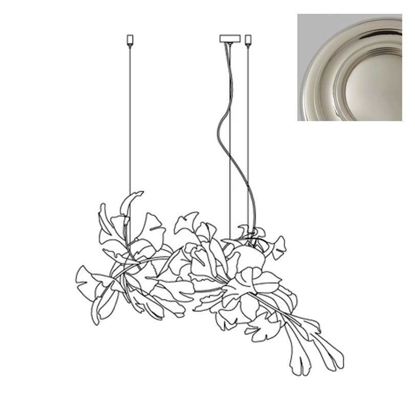 Gingko Chandelier A Style Leaf Branch Shape Modern Dining Room