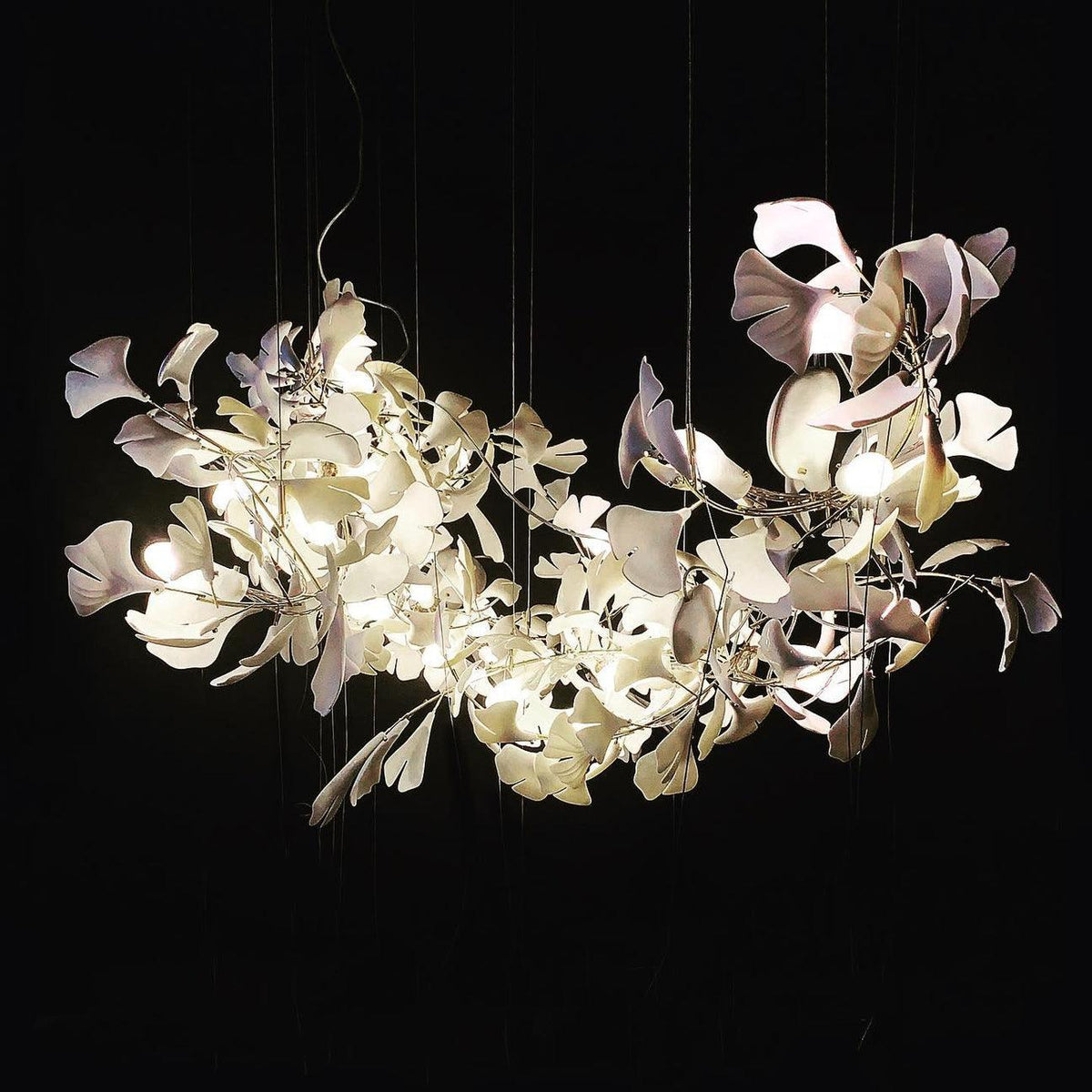 Gingko Chandelier A Style Leaf Branch Shape Modern Dining Room