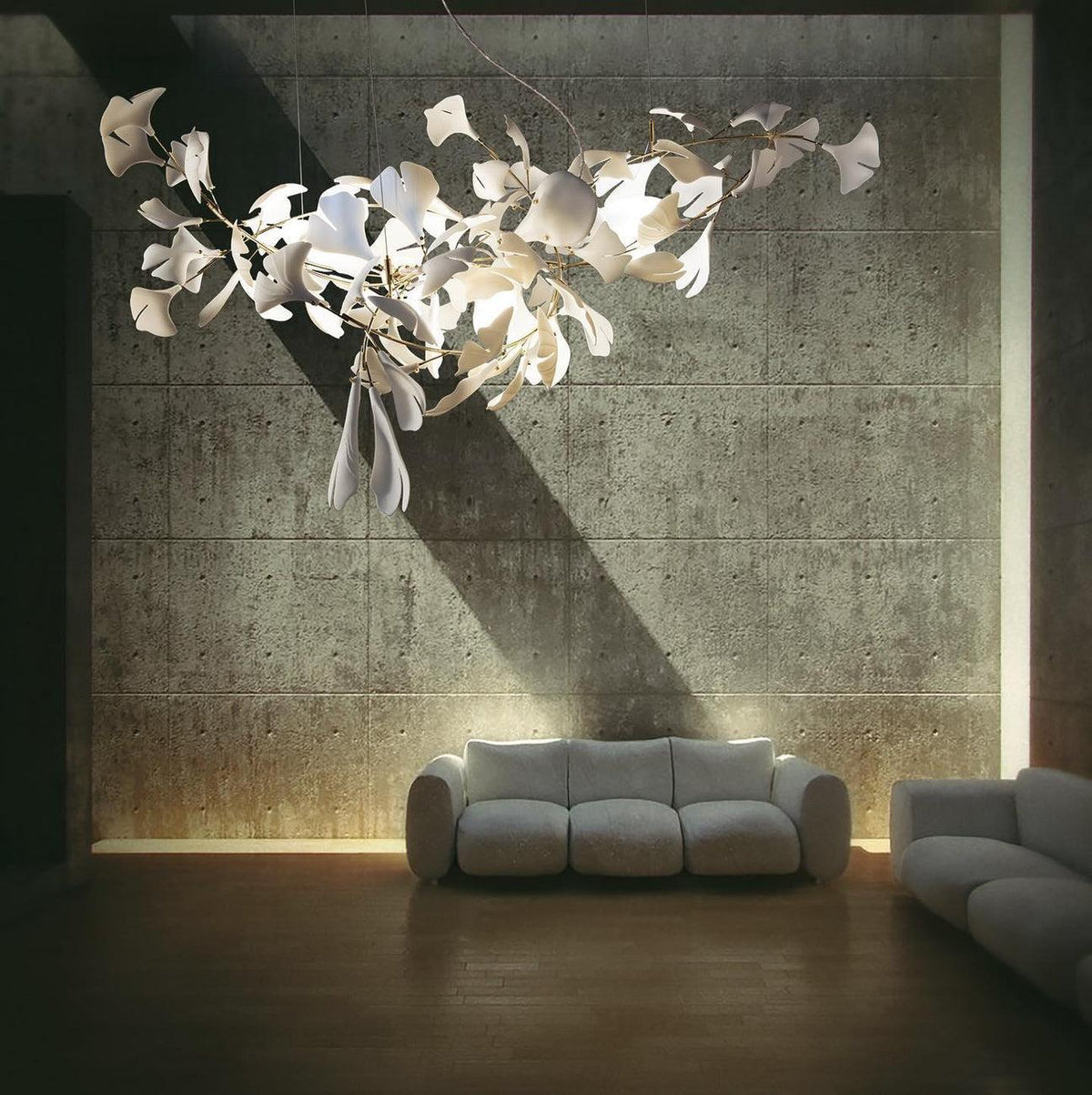Gingko Chandelier A Style Leaf Branch Shape Modern Dining Room