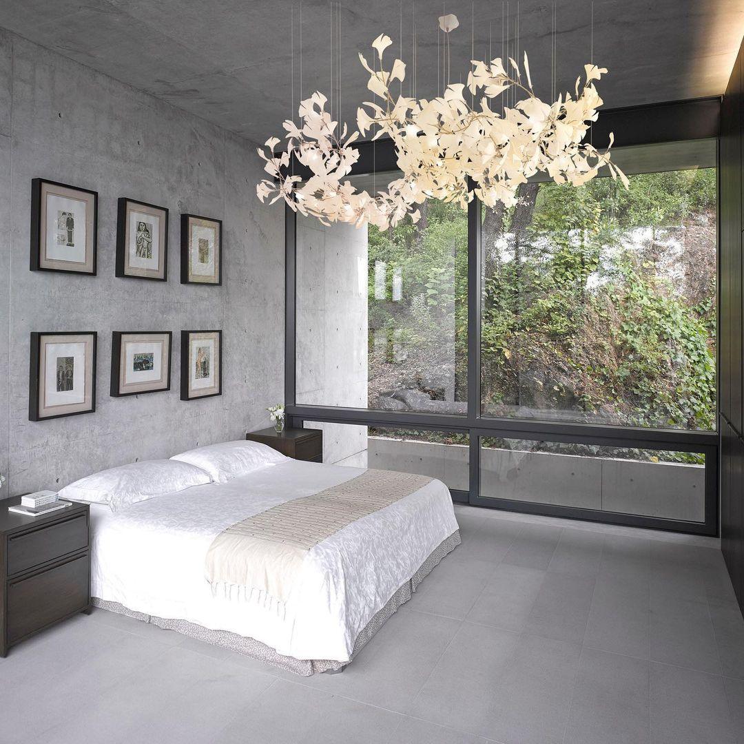 Calix Chandelier Frame Ceramic Gingko Leaf Shade White Gold Modern