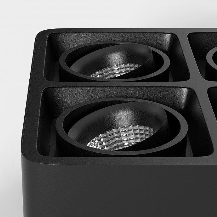 Devely Spotlight Surface Mount Twin LED Angular Minimalist