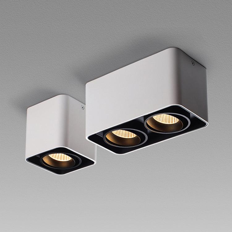 Devely Spotlight Surface Mount Twin LED Angular Minimalist