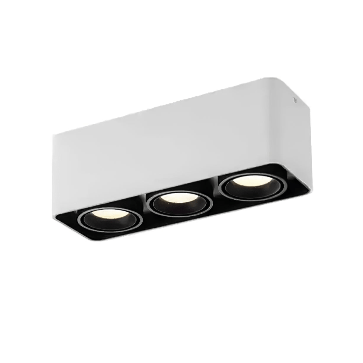 Devely Spotlight Surface Mount Twin LED Angular Minimalist