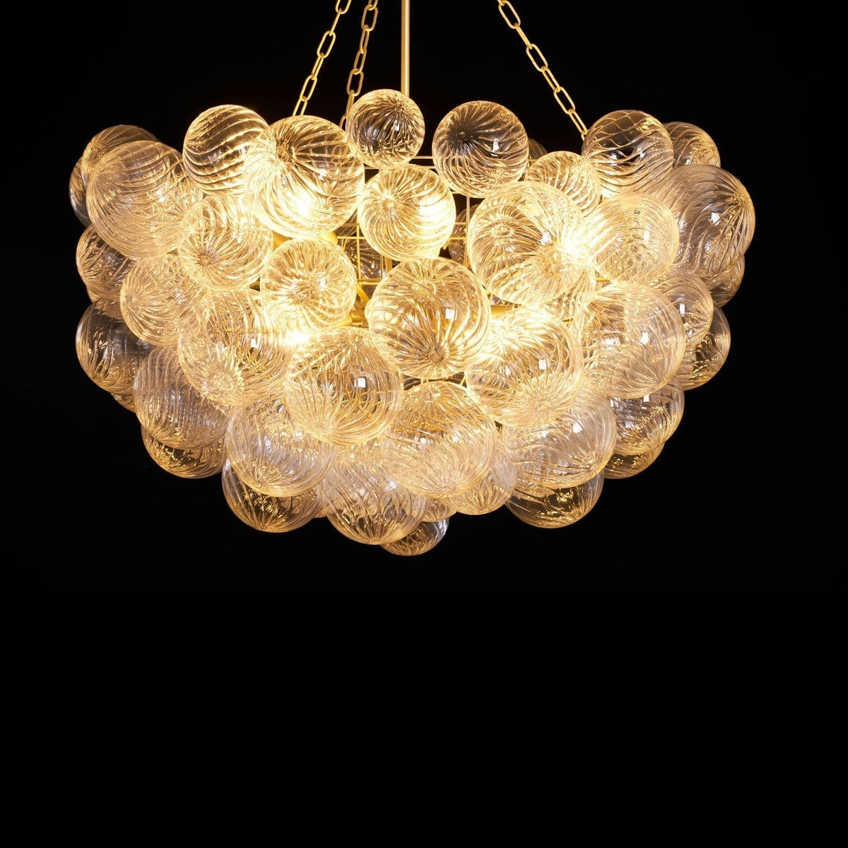 Ben Chandelier Glass Ball Bubble Modern