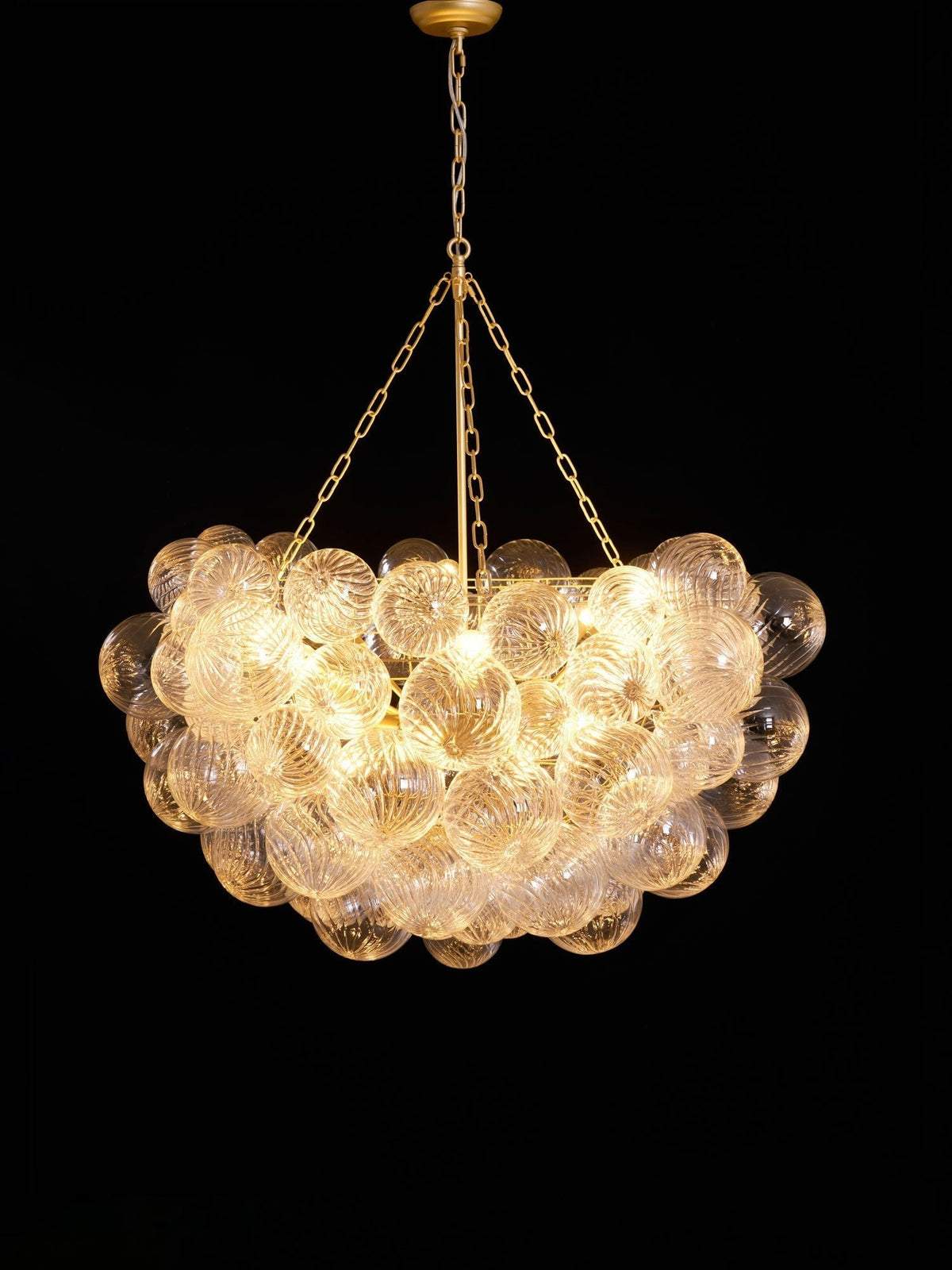 Ben Chandelier Glass Ball Bubble Modern