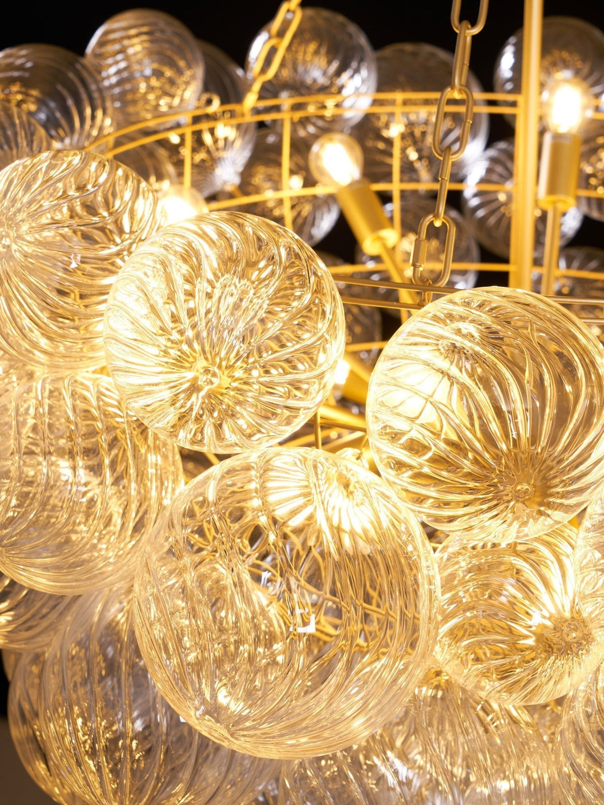 Ben Chandelier Glass Ball Bubble Modern