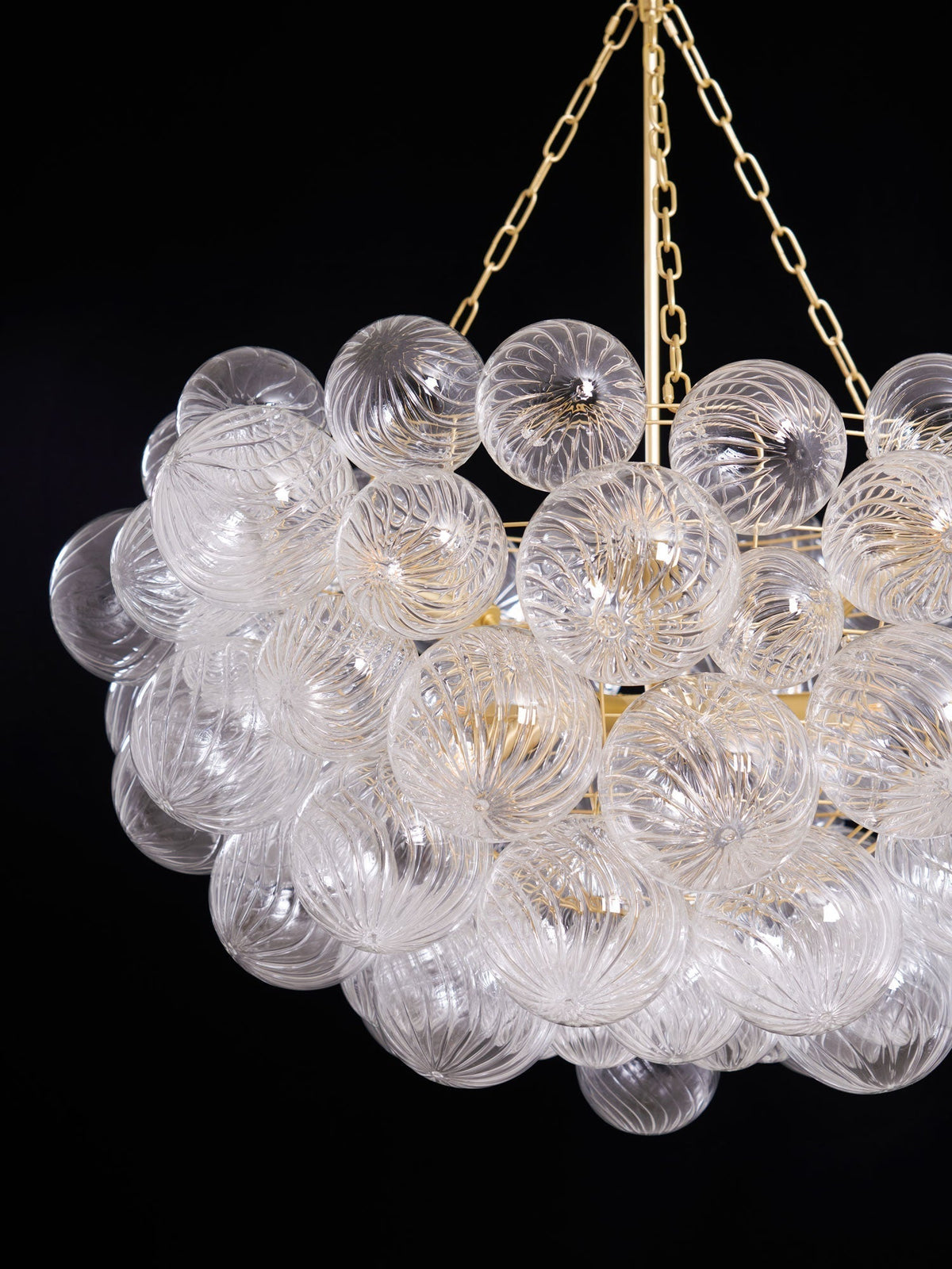 Ben Chandelier Glass Ball Bubble Modern