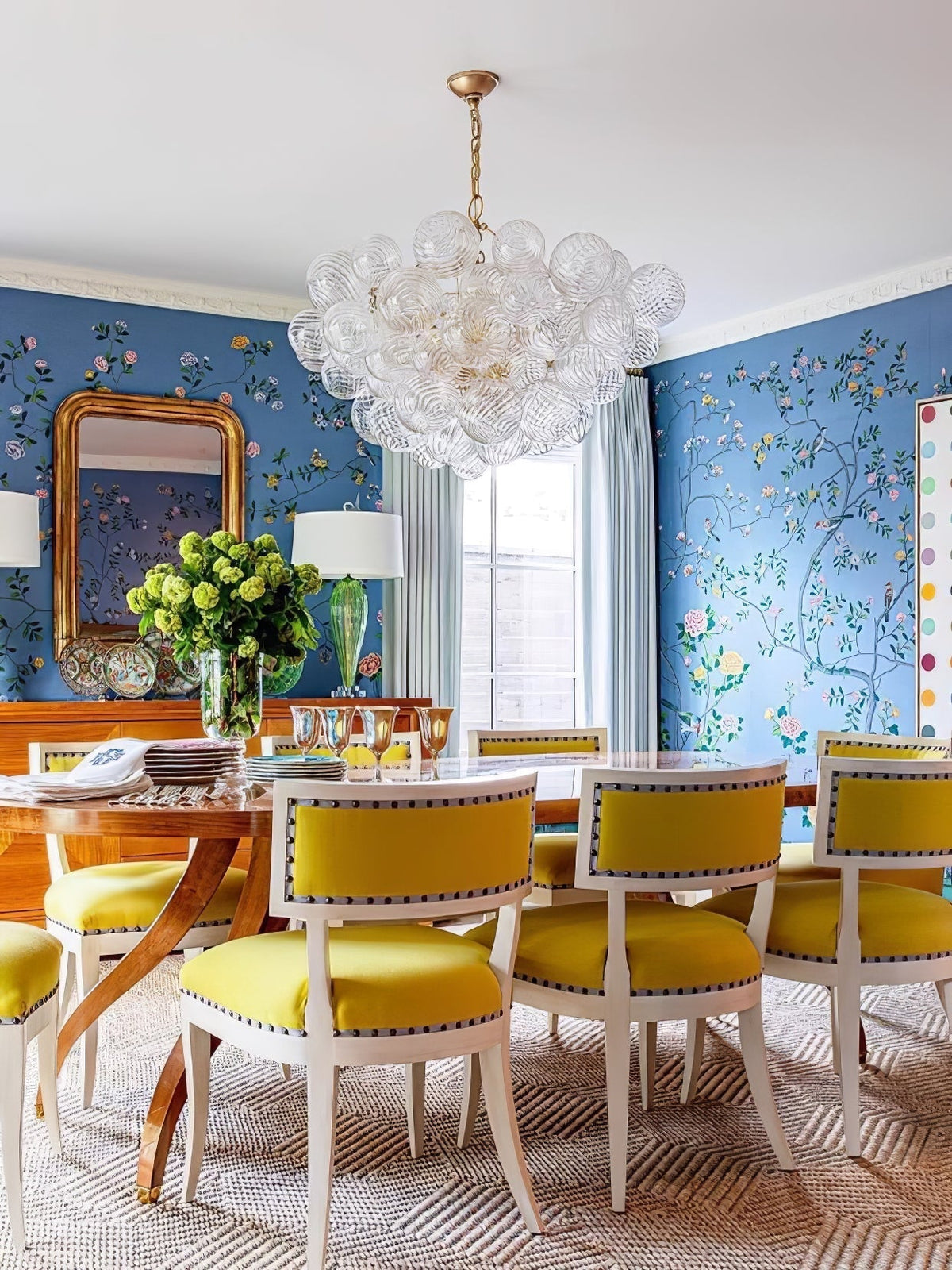 Ben Chandelier Glass Ball Bubble Modern