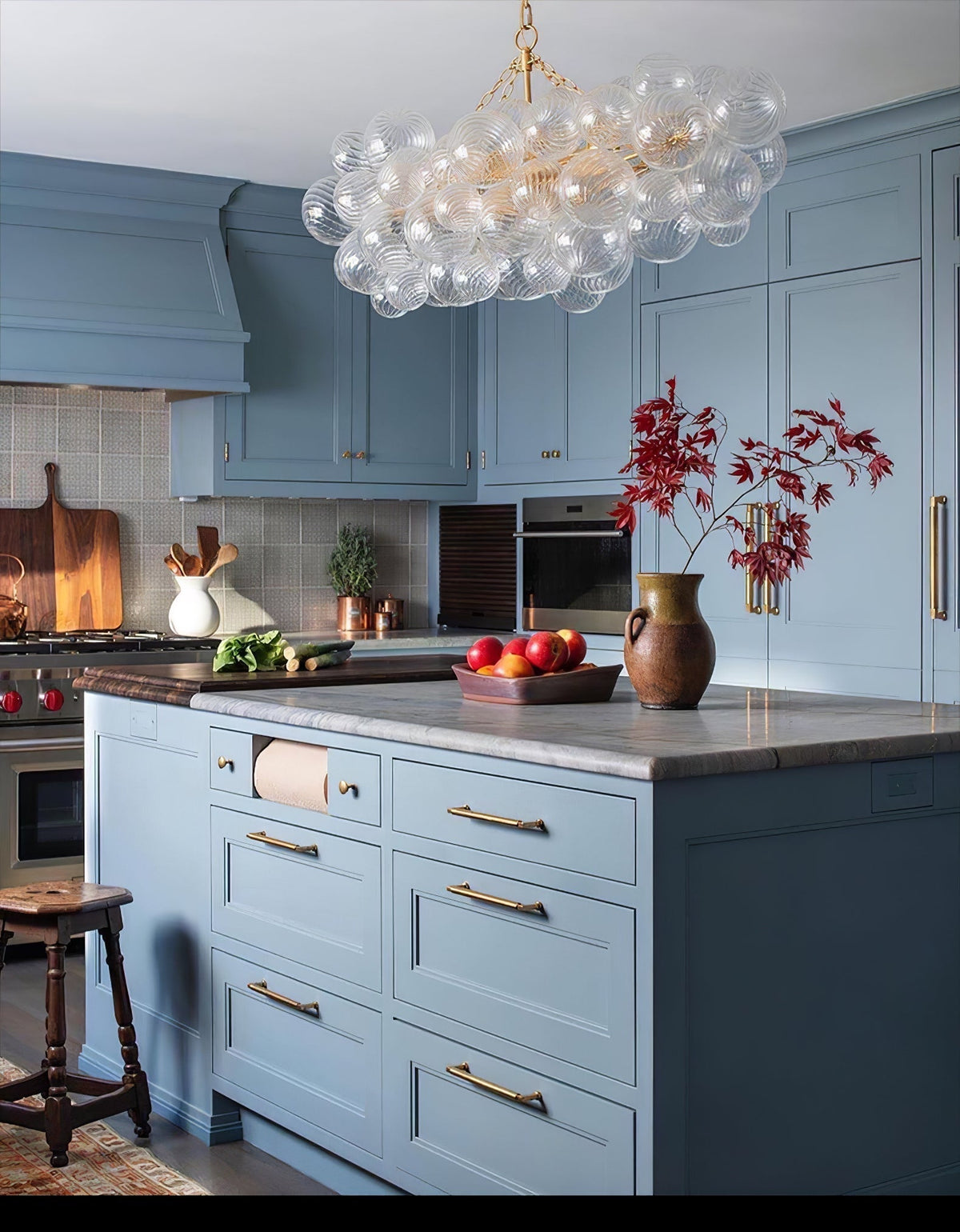 Ben Chandelier Glass Ball Bubble Modern