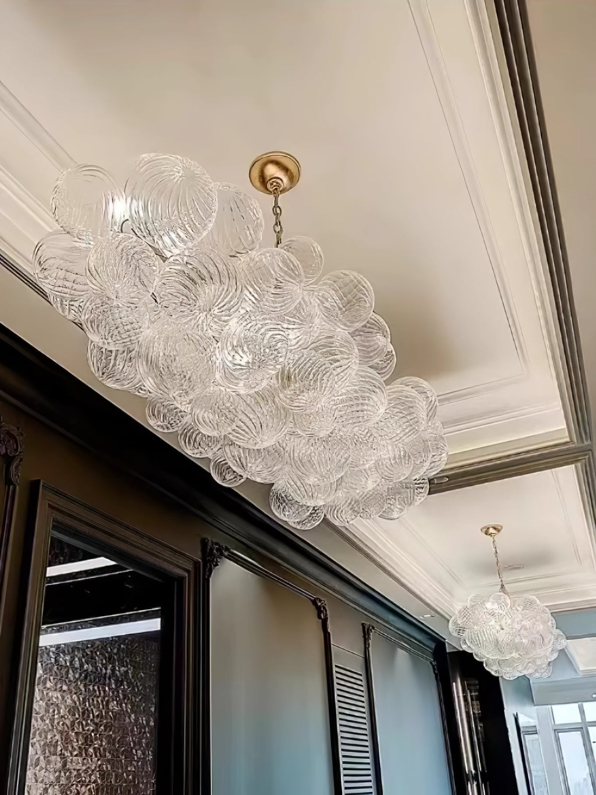 Ben Chandelier Glass Ball Bubble Modern