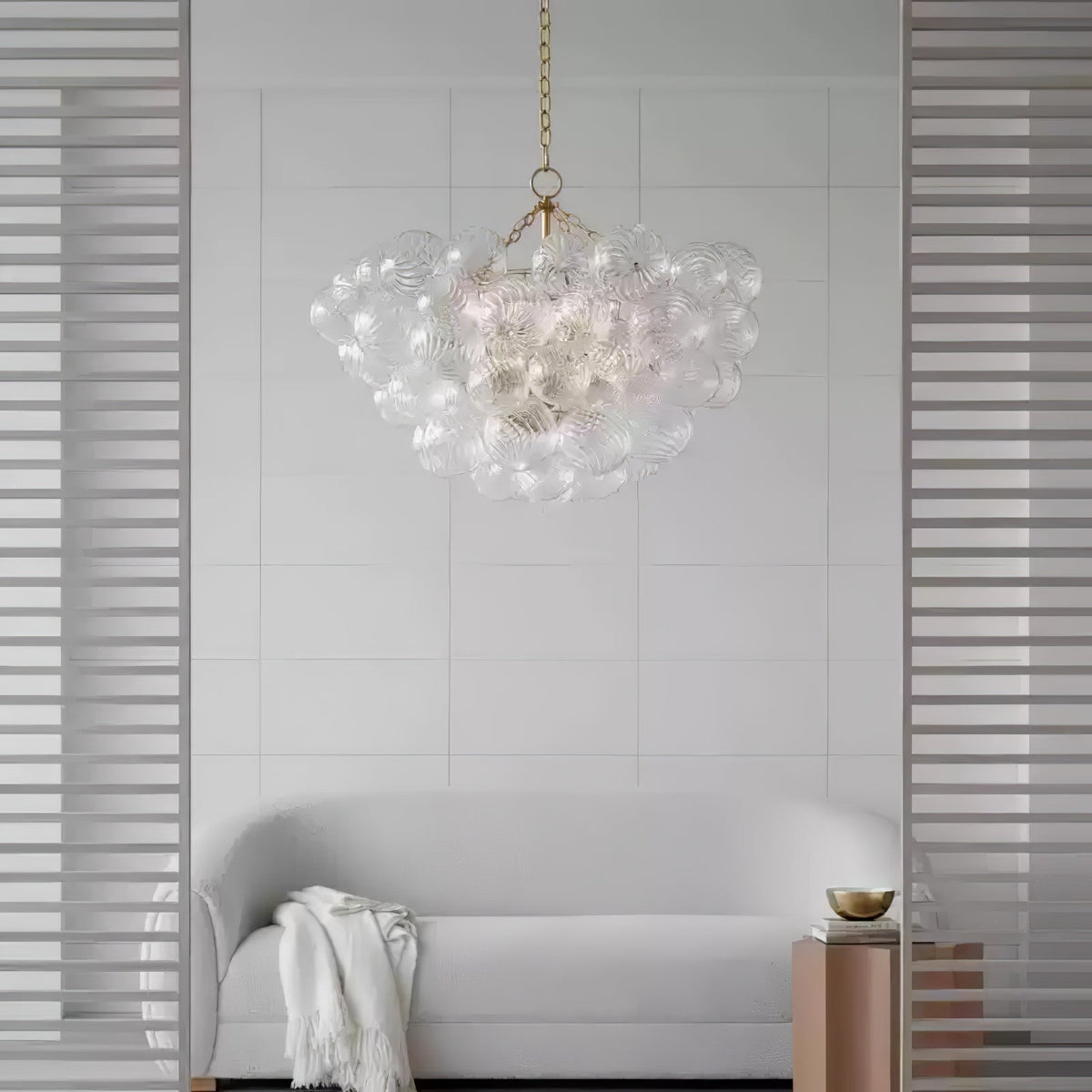 Ben Chandelier Glass Ball Bubble Modern