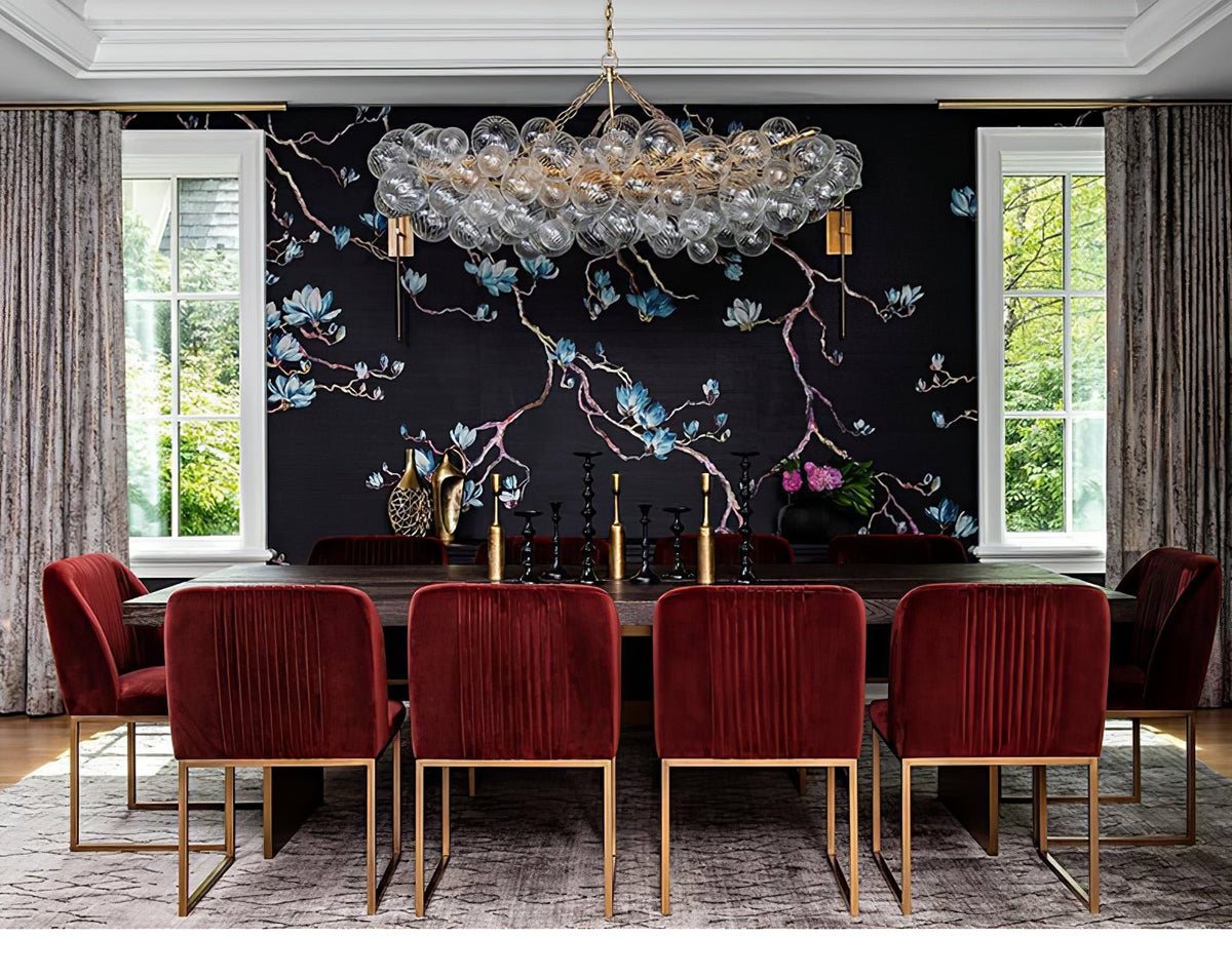 Ben Chandelier Glass Ball Bubble Modern