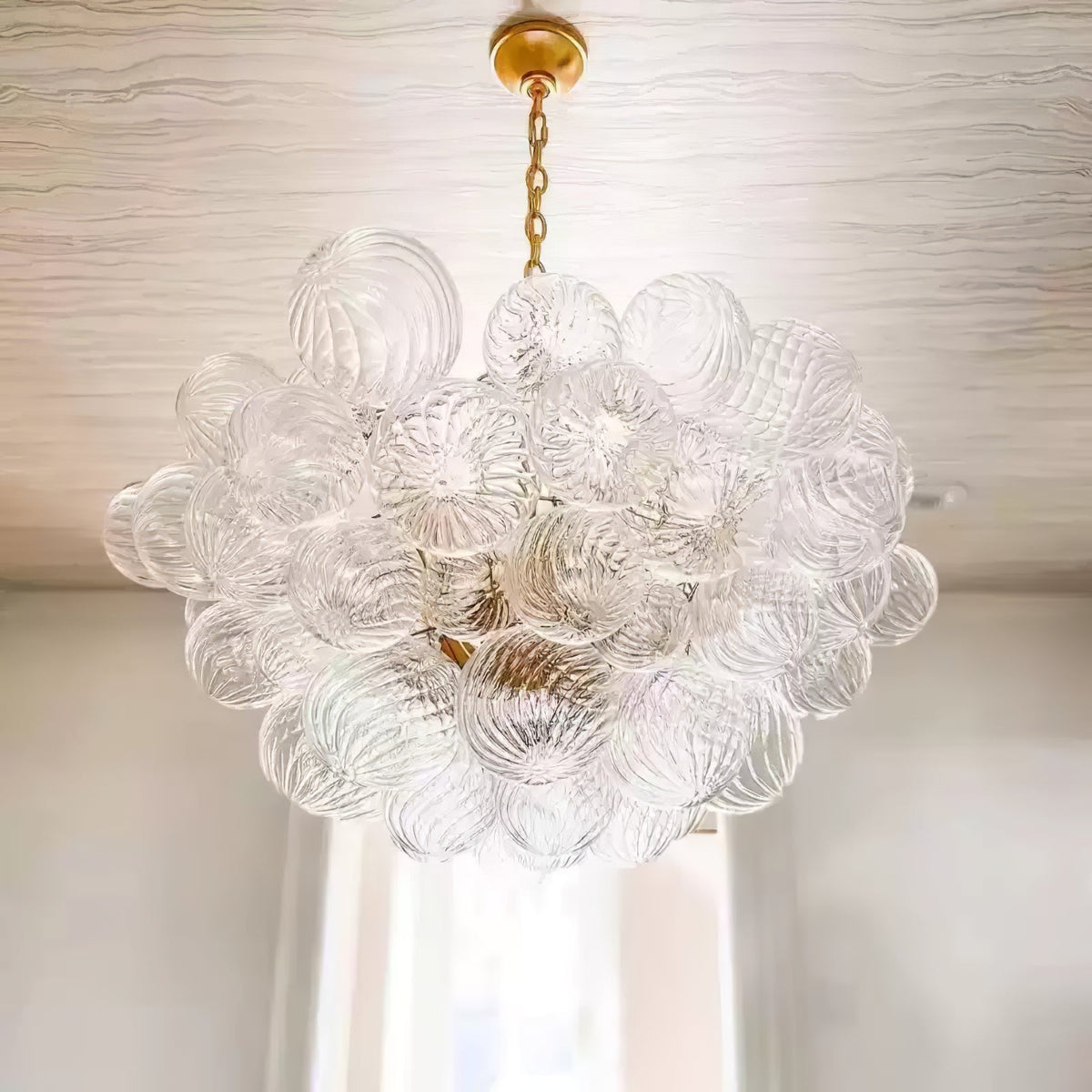 Ben Chandelier Glass Ball Bubble Modern