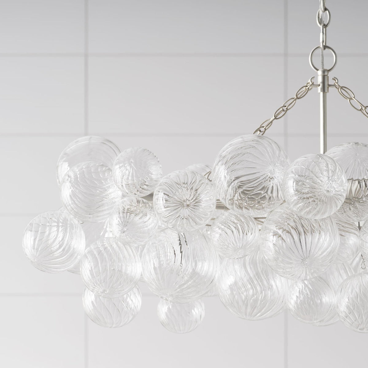 Ben Chandelier Glass Ball Bubble Modern
