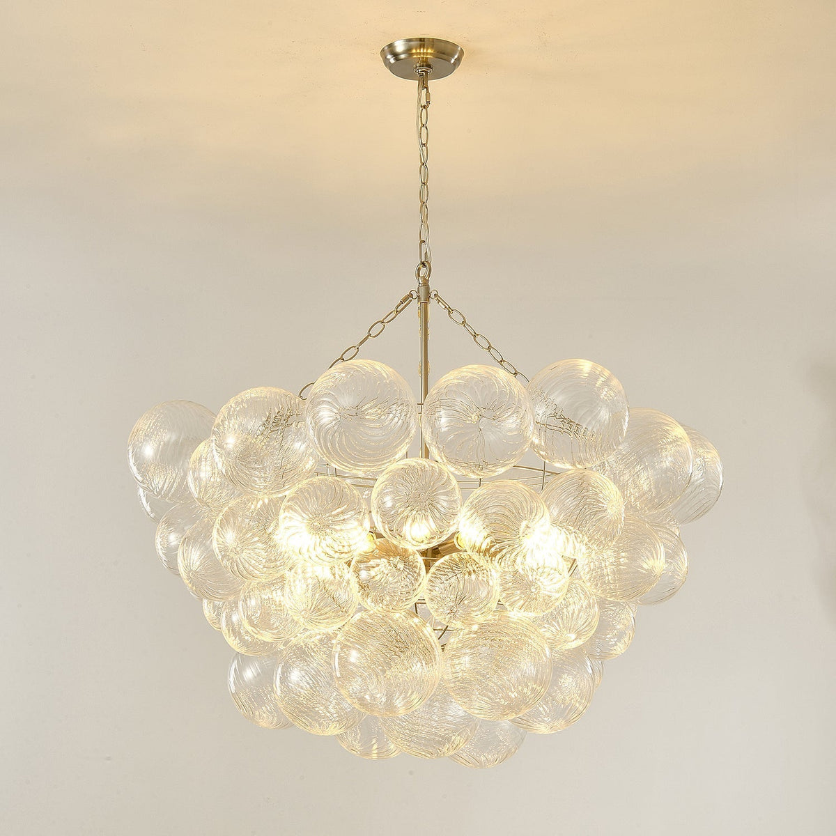 Ben Chandelier Glass Ball Bubble Modern