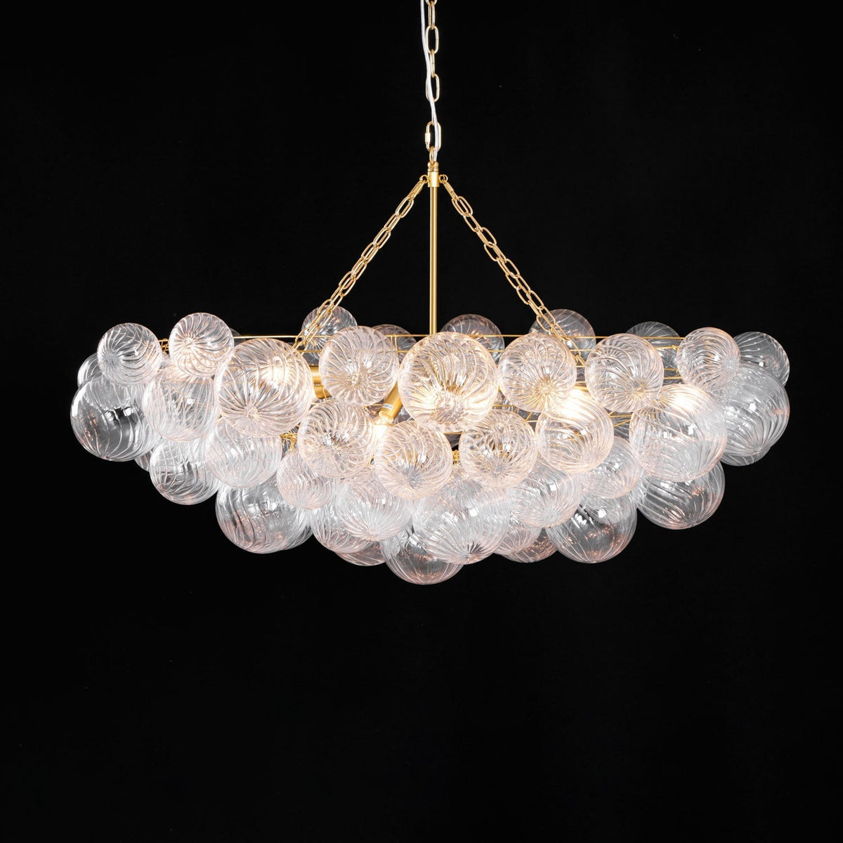 Ben Chandelier Glass Ball Bubble Modern