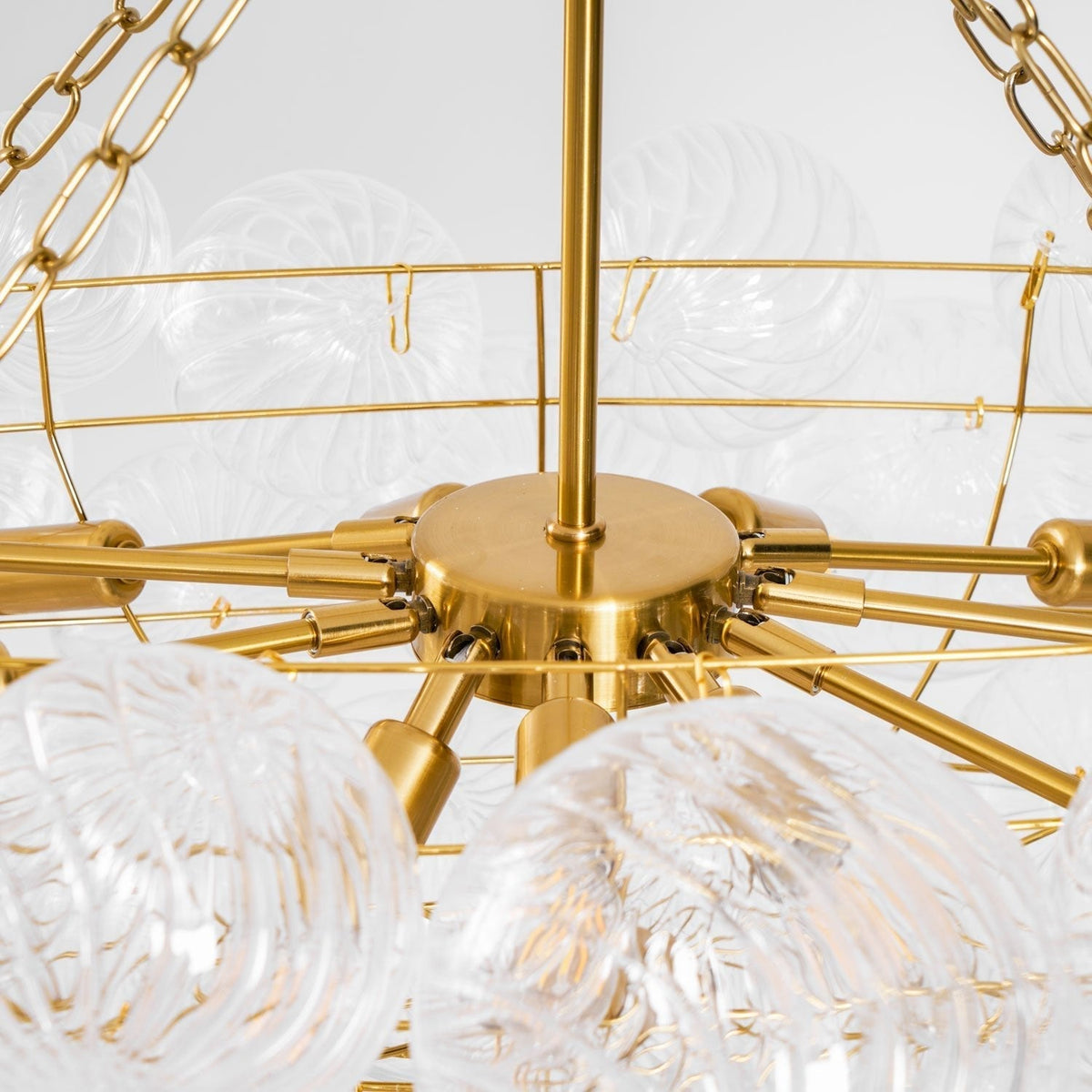 Ben Chandelier Glass Ball Bubble Modern