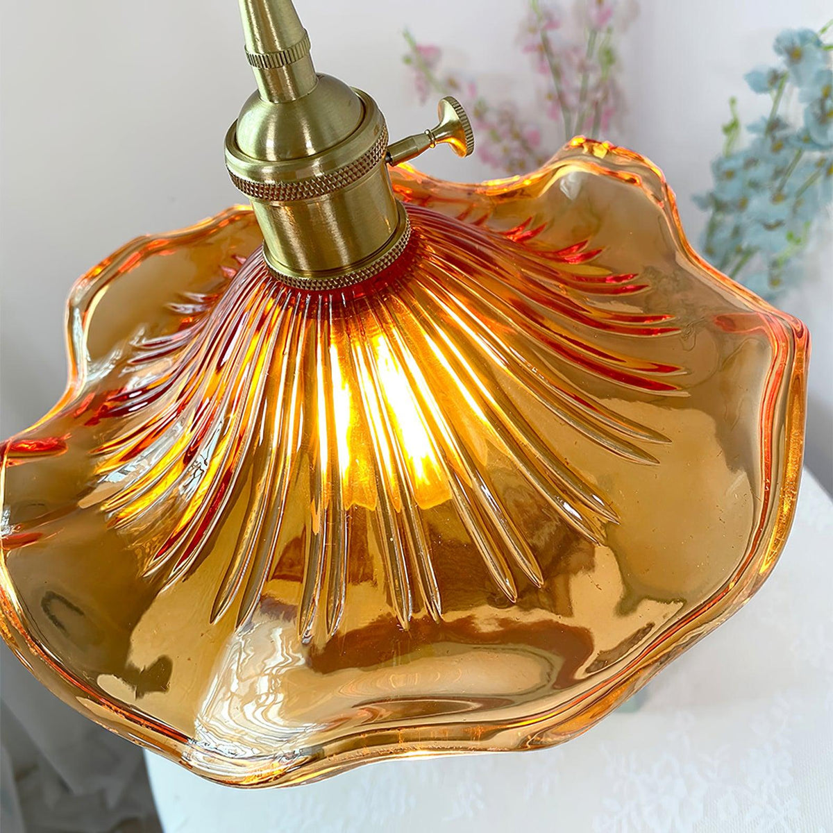 Daphne Modern Glass Flower Pendant Light
