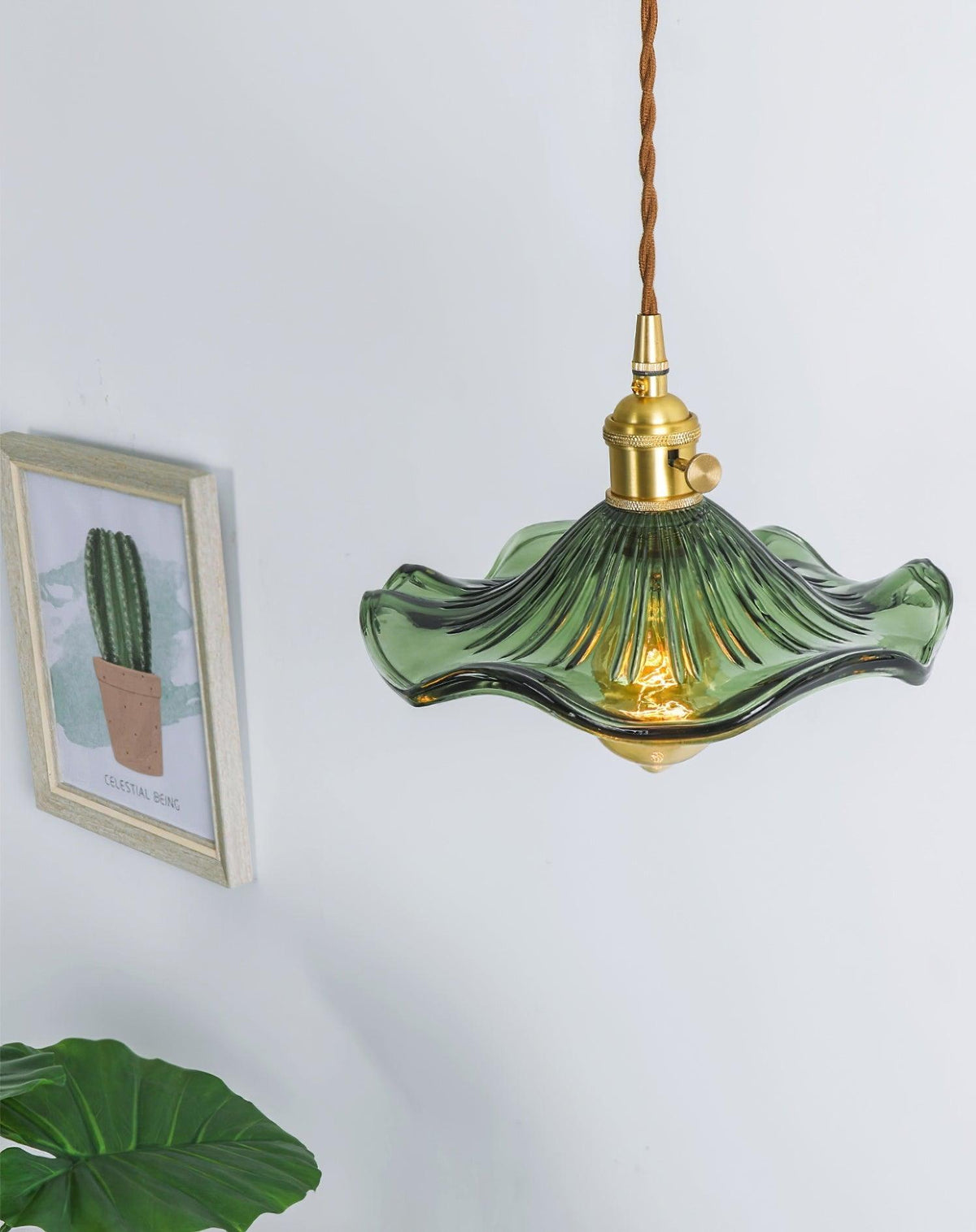 Daphne Modern Glass Flower Pendant Light