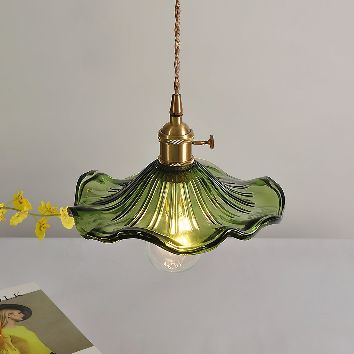 Daphne Modern Glass Flower Pendant Light