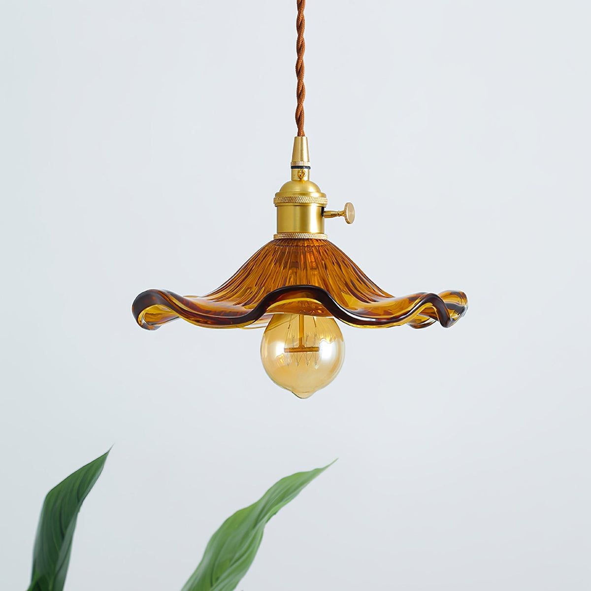 Daphne Modern Glass Flower Pendant Light
