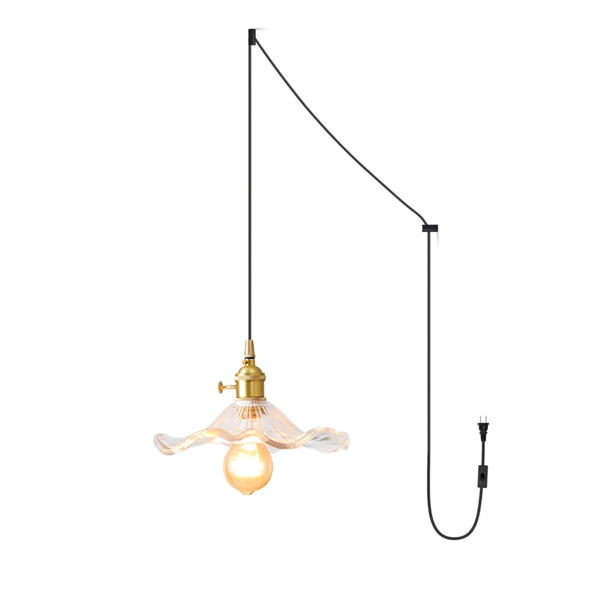 Daphne Modern Glass Flower Pendant Light