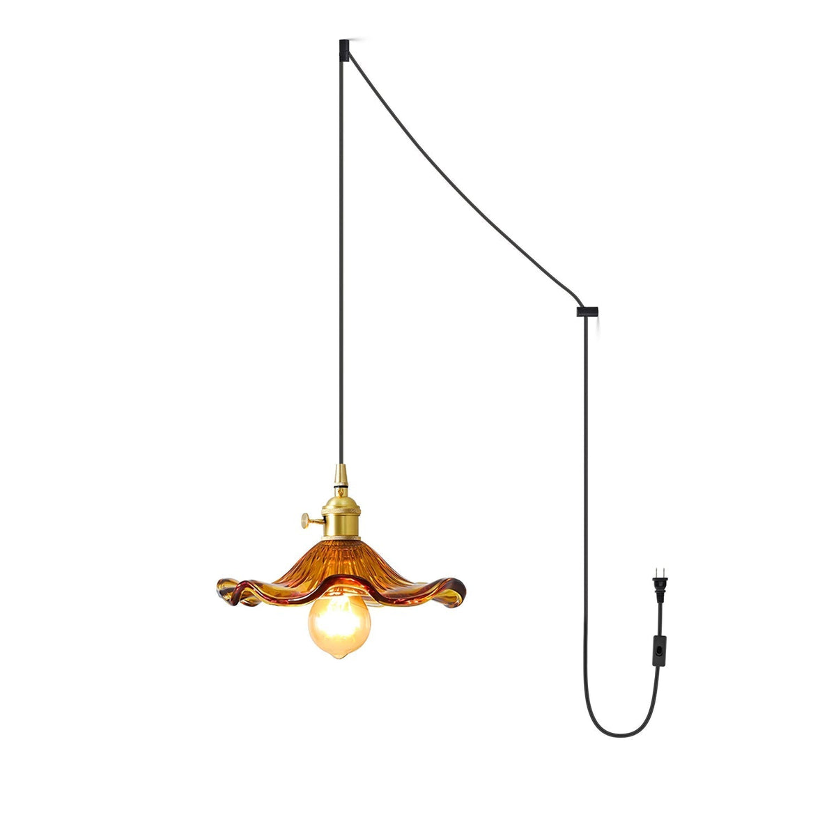Daphne Modern Glass Flower Pendant Light