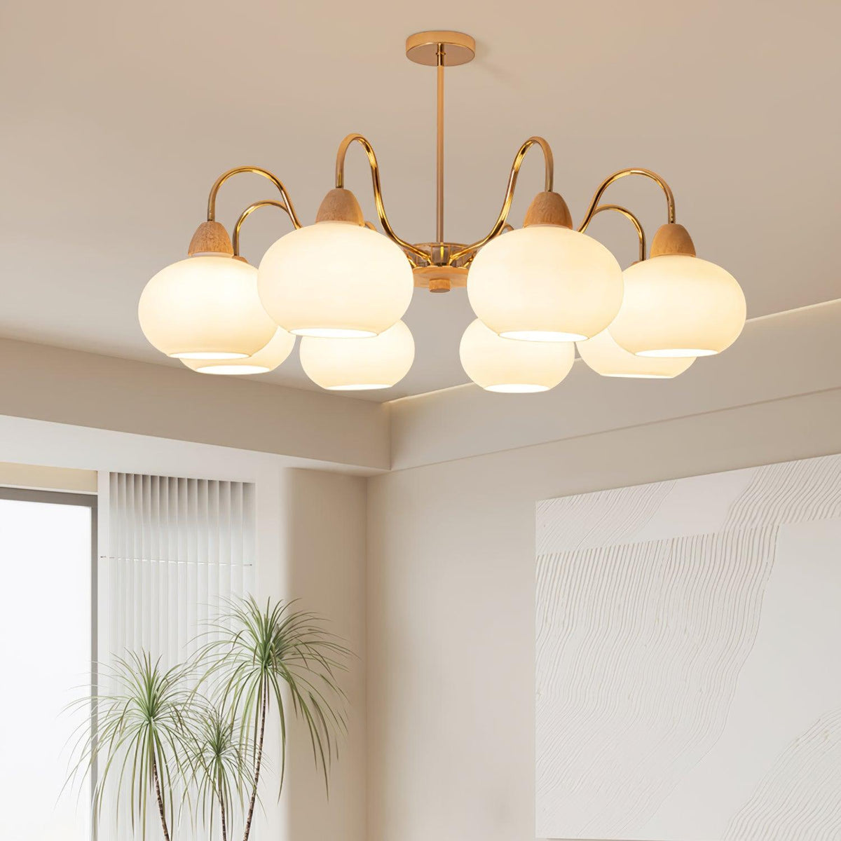 Zevena Glass Chandelier